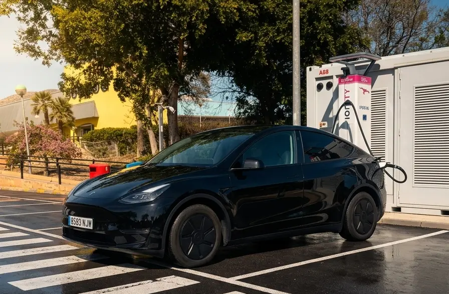Tesla Model Y interior trasero pasajeros